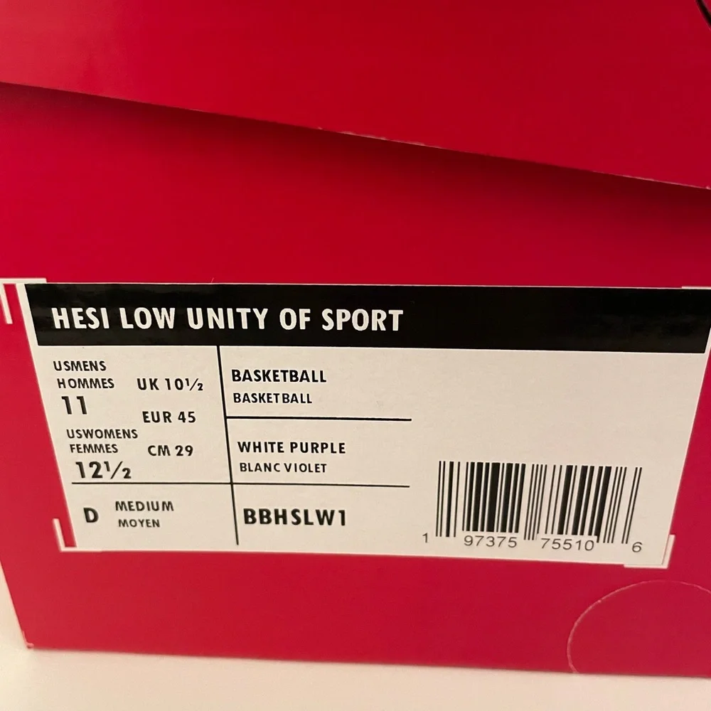 New In Box Men’s New Balance Hesi Low Unity of Sport - Picture 3 of 7